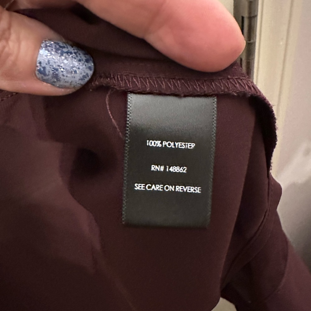 Torrid Purple Blouse Size 0 EUC - Picture 6 of 6